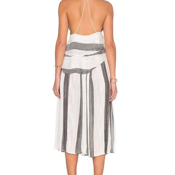 Lily Stripe Set in Ivory & Black Combo - Picture 3 of 10